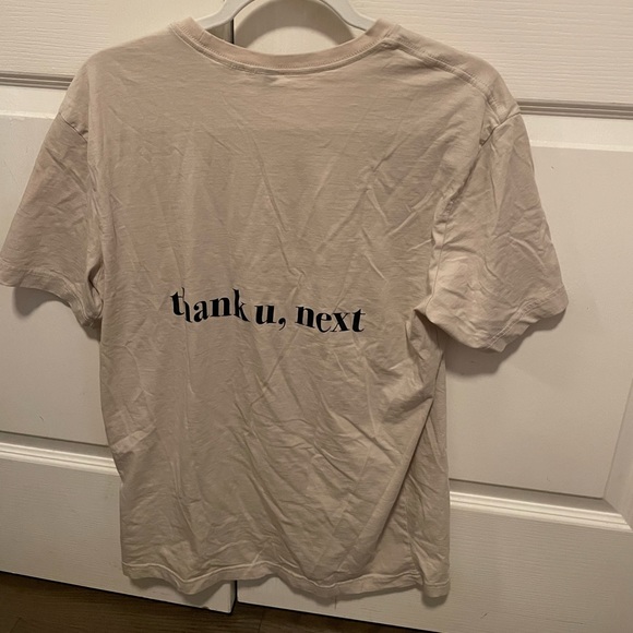 Ariana Grande Thank u, next beige t shirt - Picture 3 of 4